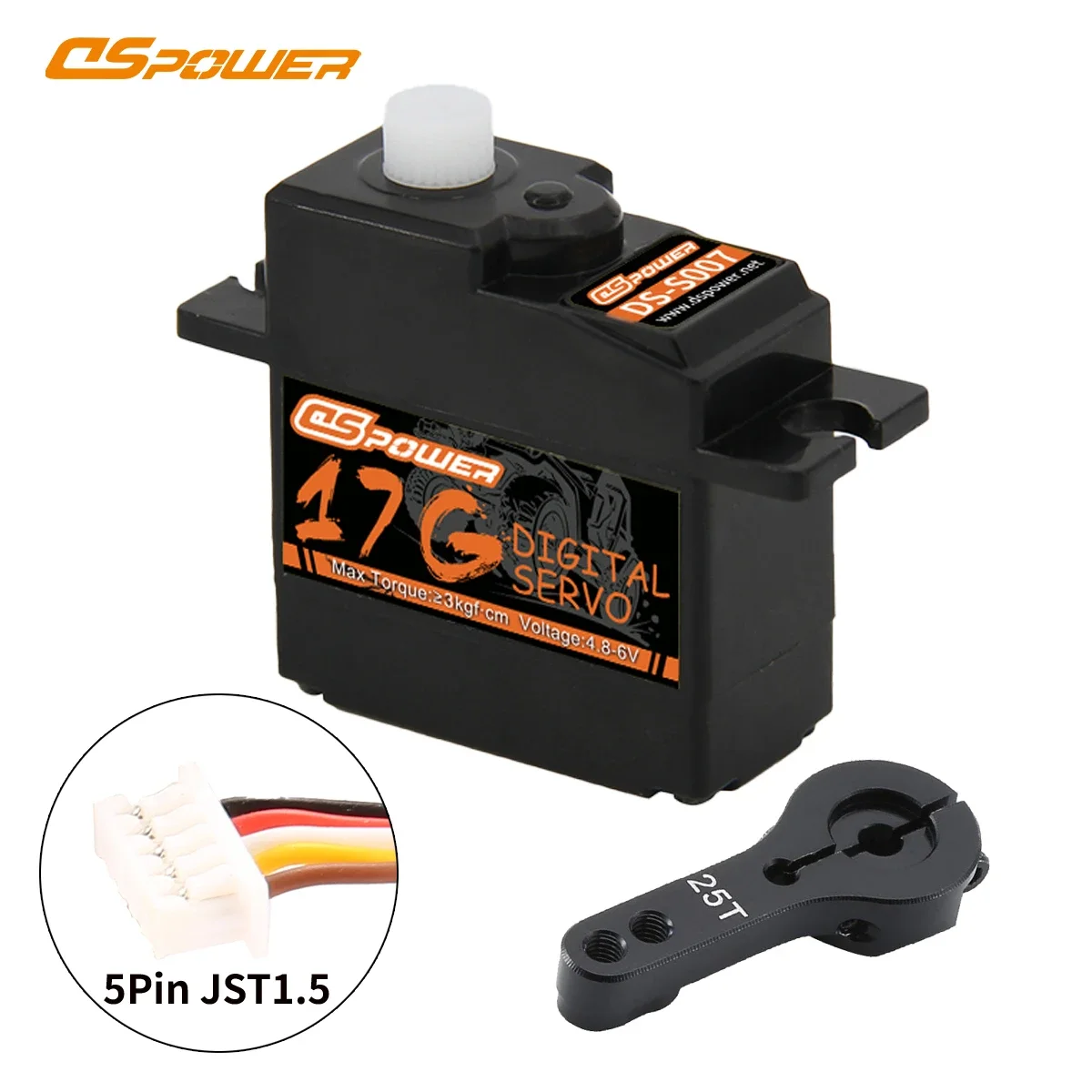 17g rc servo dspower metall messing/kunststoff getriebe für 1/14 1/18 1/16 rc auto hyper go wltoys flugzeug boot e-revo roboter