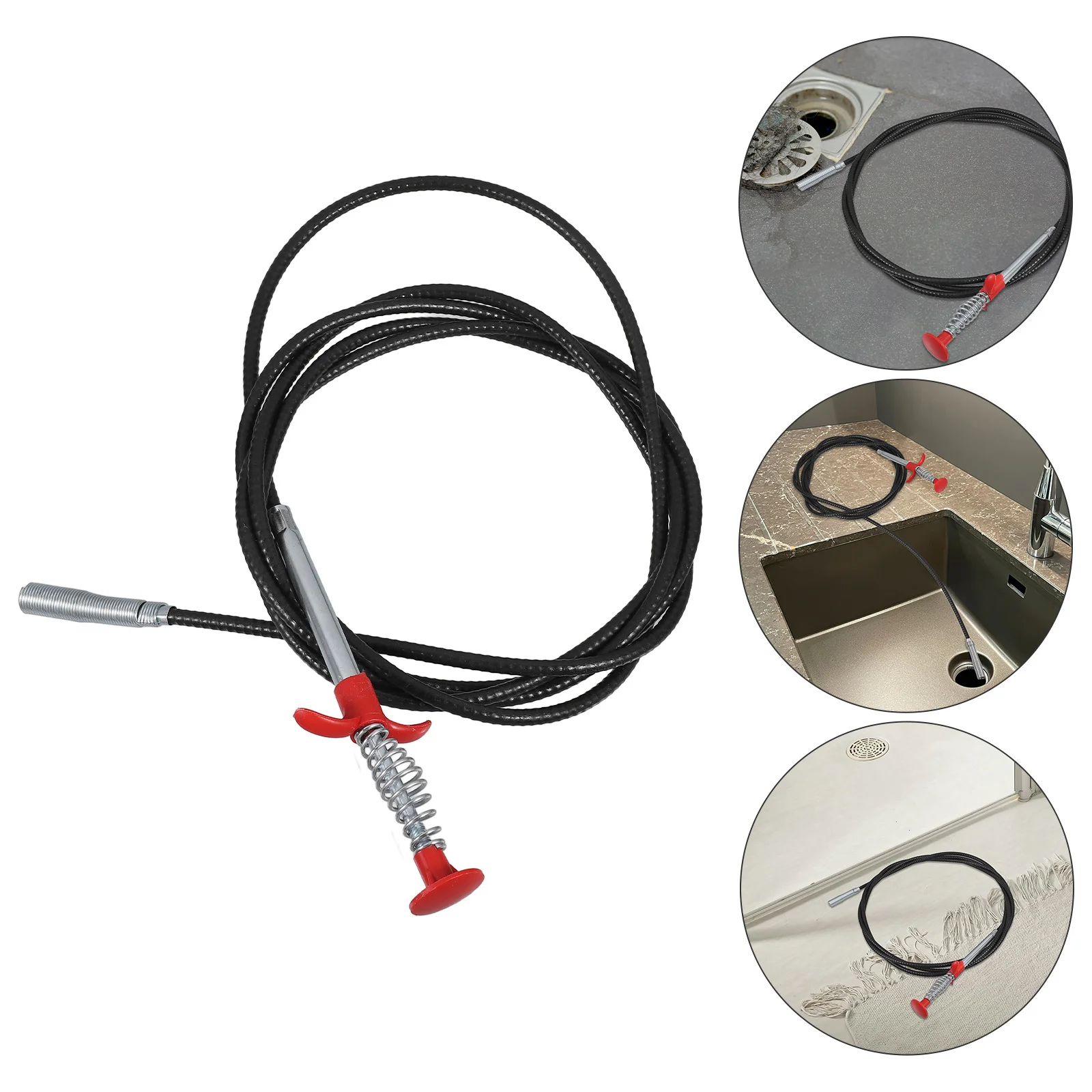 

Flexible Claw Pickup Drain Cleaning For Sink Sewer Hair Clog Remover Dredging Tool Claw Grabber Tool Kitchen Sink Drain Cleaner