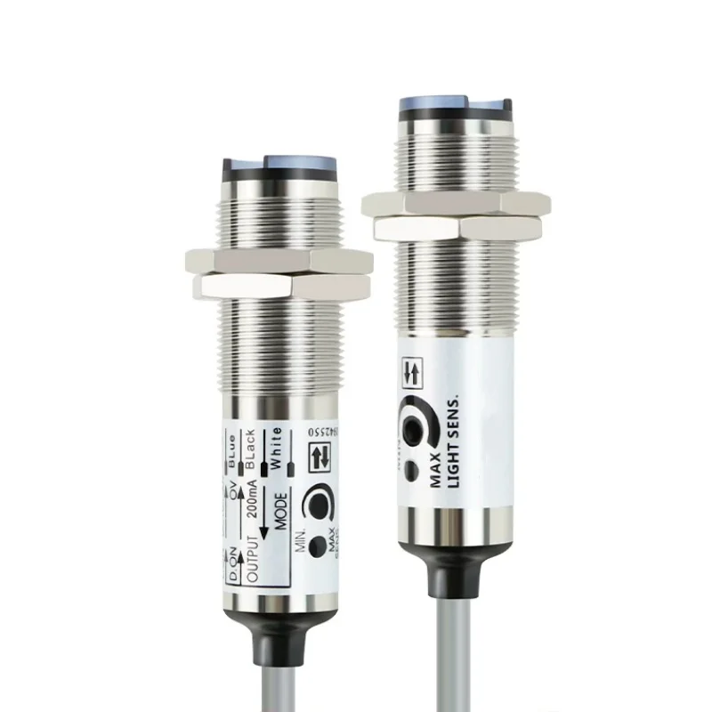 Фотоэлектрический датчик CDD-11N CDD-40N, 12-24В DC, 4-проводной NPN фотоэлектрический переключатель CDD-11P/40P, 200мА, кабель 1.25м