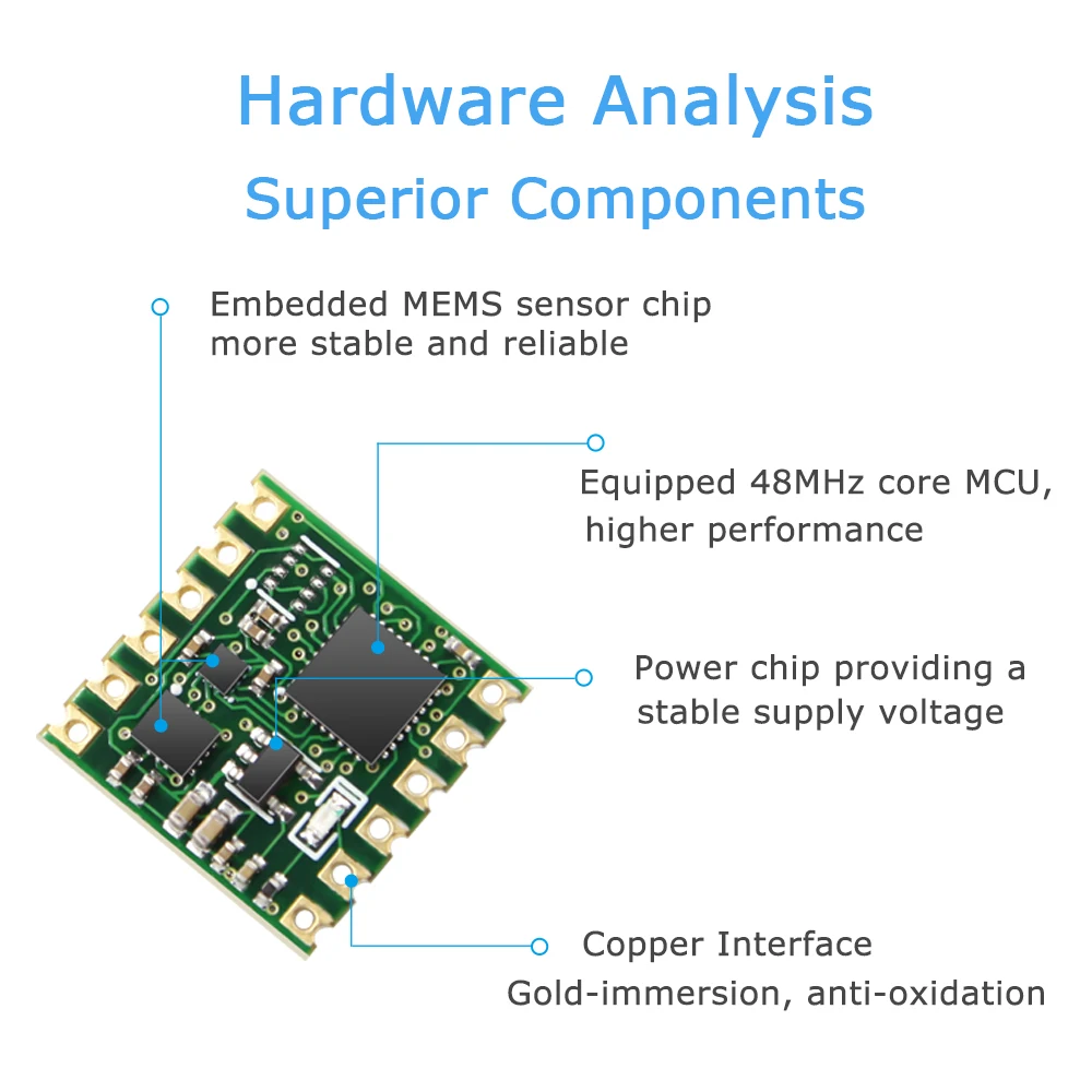 High Precision WT901 3-Axis AHRS MPU9250 Accelerometer Gyroscope MagneticS Field and Vibration Measurement Sensor