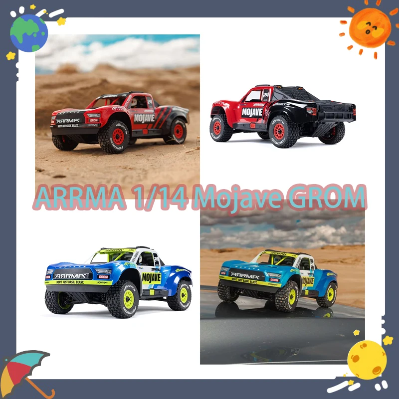 

Arrma Little Mojave масштаб 1/14 Grom RC пульт дистанционного управления электрический матовый внедорожник RTR для игрушечных автомобилей и аксессуаров