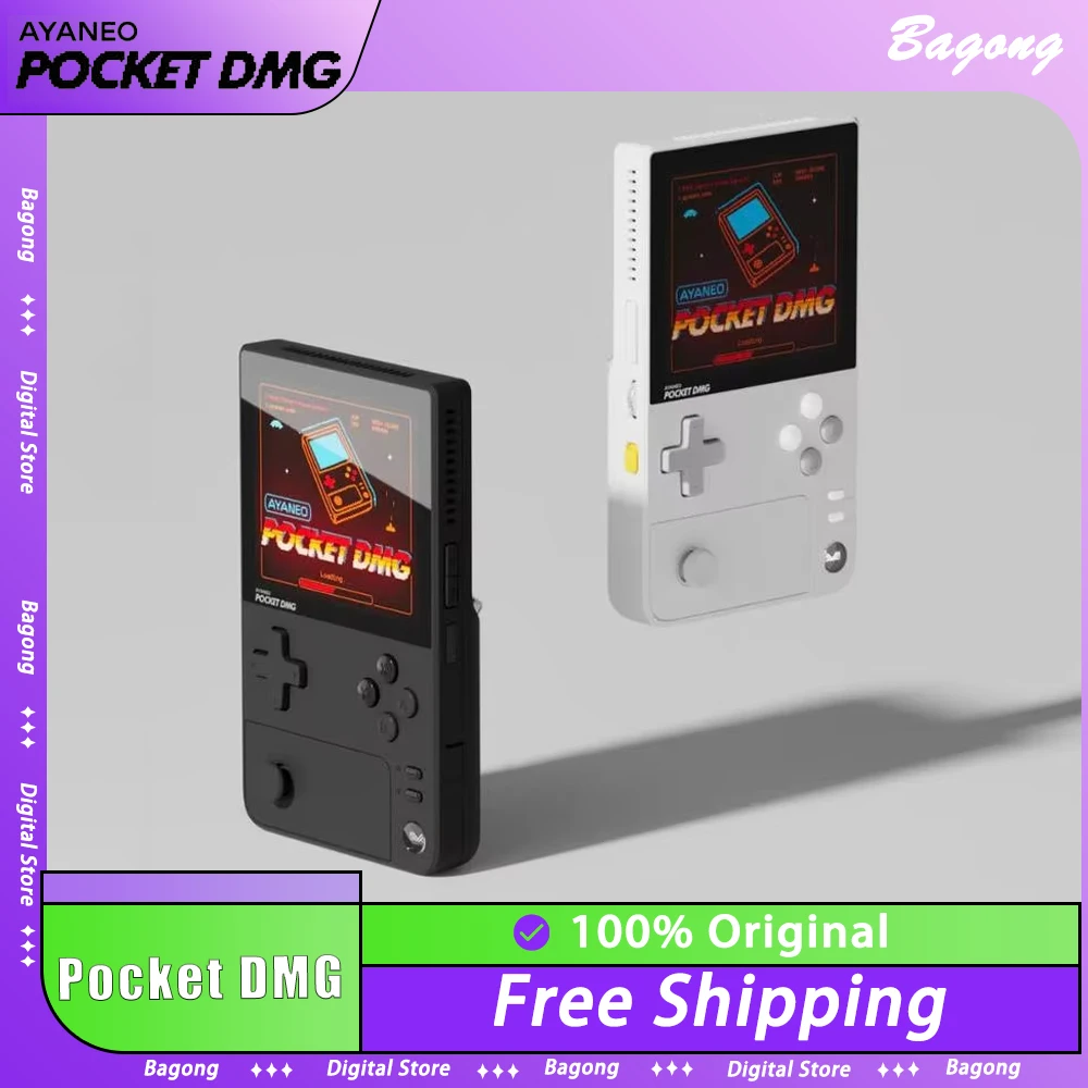 AYANEO Pocket DMG Game Console 3.92Inch OLED 1240*1080 Resolution Screen 6000mAh Gyroscope Custom Handheld Game Consoles Gifts