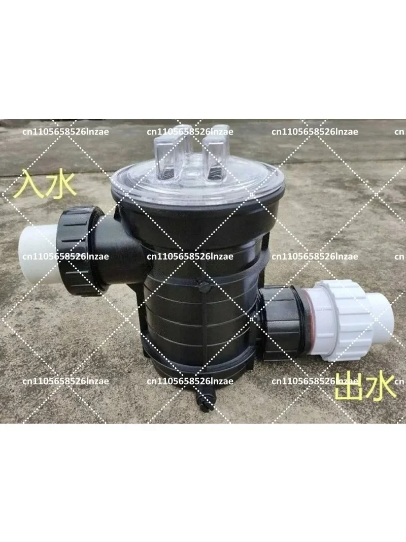 Anti-Clogging Hair Filter Strainer for Salon & Bathroom Drain Water Pump Pre-Filter with Connection Tube Hair Removal Filter