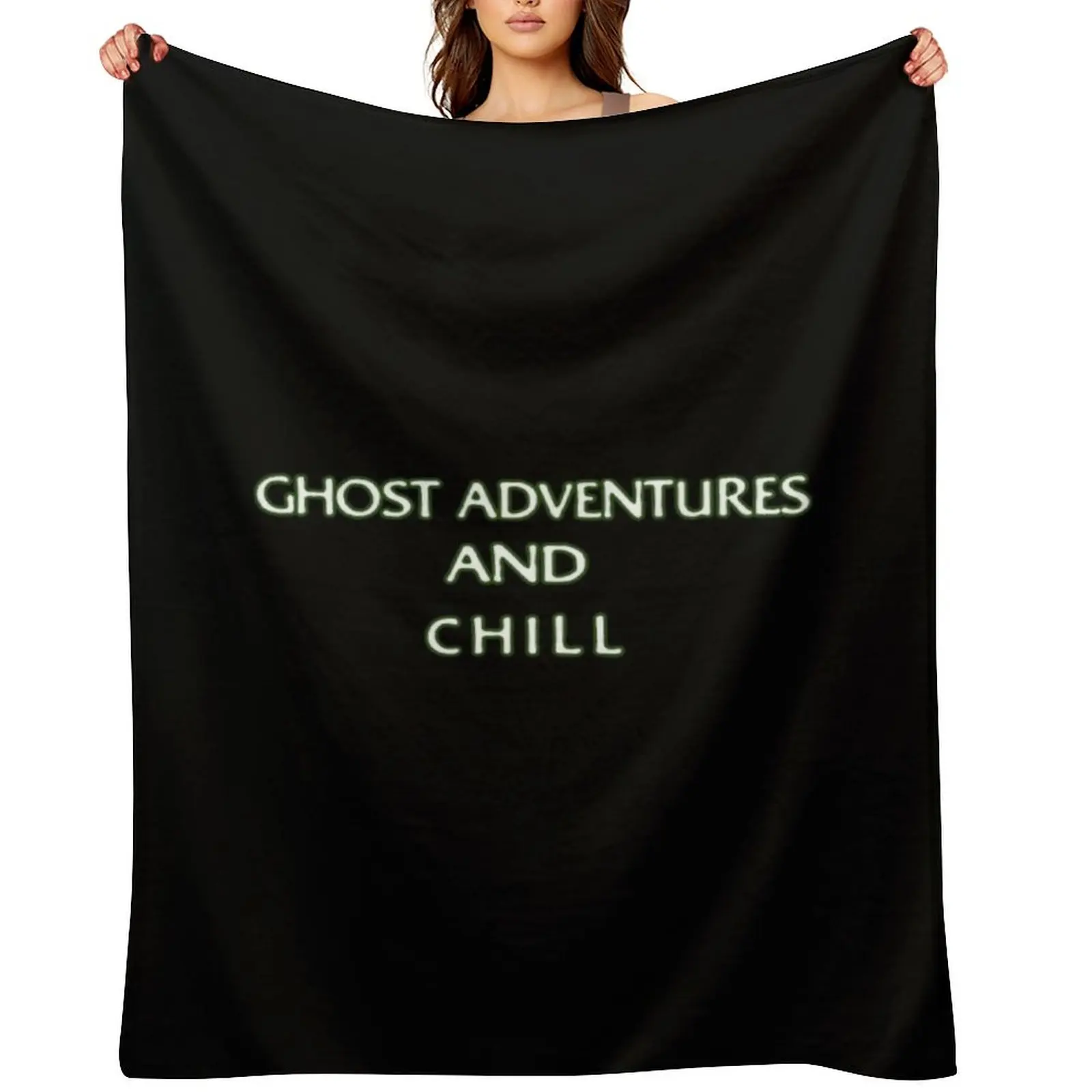 

Ghost Adventures T-ShirtGhost Adventures And Chill Throw Blanket funny gift Single decorative Blankets