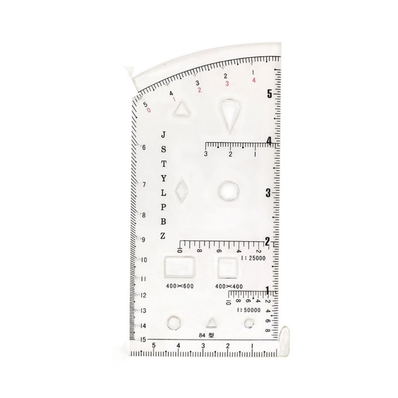 Modello disegno Strumento misurazione Mappa Lettura coordinate Righello comando