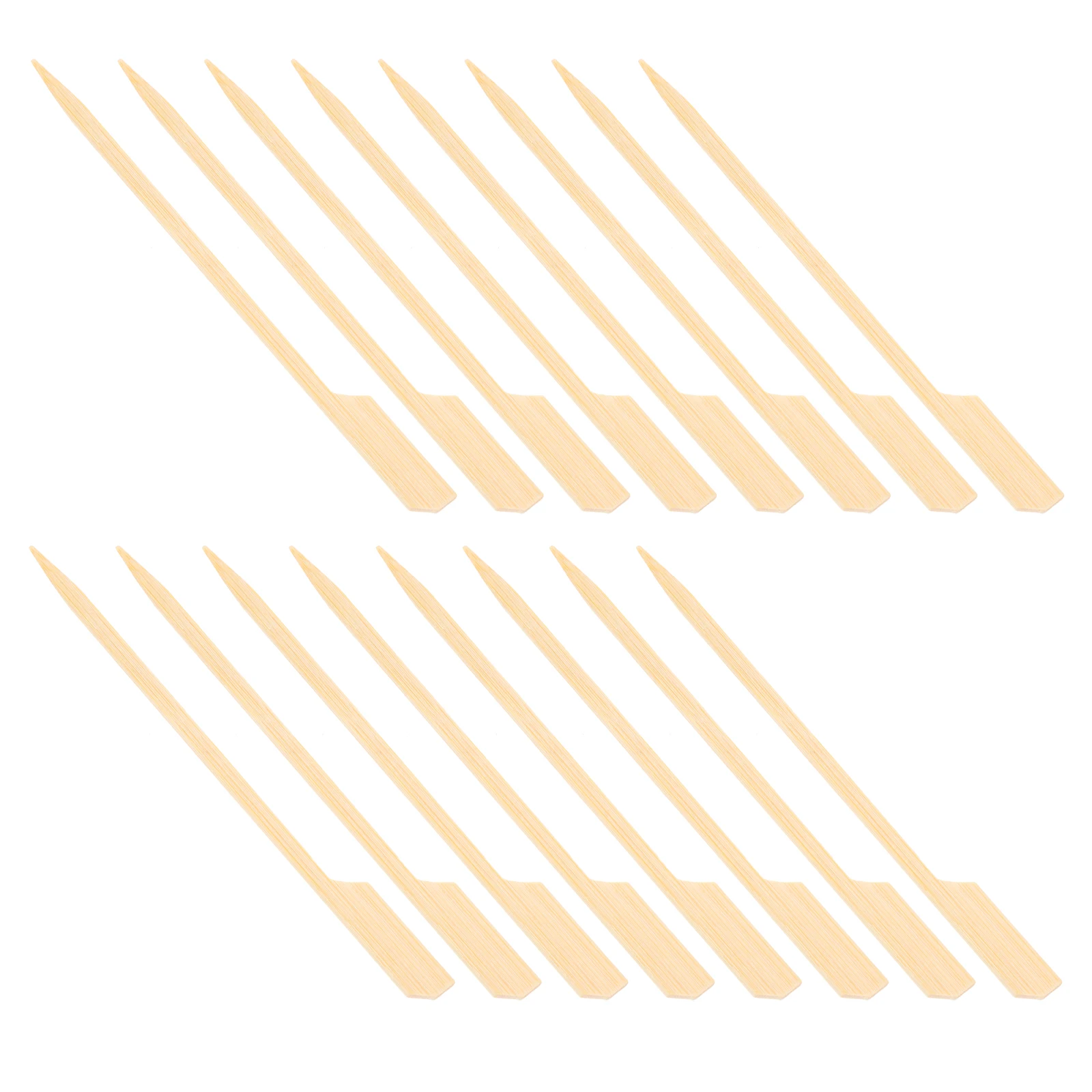 

200 Pcs Bamboo Skewers Disposable BBQ Sticks Healthy Grilling Tools for Meat Marshmallow Roasting Campfire Fondue Kitchen