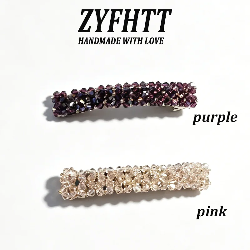 1/3 Stück ZYFHTT Strass-Metall-Haarspange für Damen, Elegante Seitenspange, Modische Mädchen-Haarnadel, Haaraccessoires – Detail 23