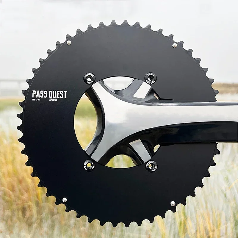 Pass Quest 110bcd Chainring для Shimano 5800 6800 DA9000 110bcd Double Chainring 4 Bolt 48/35T 50/34T 52/36T 53/39T 54/40T 2X