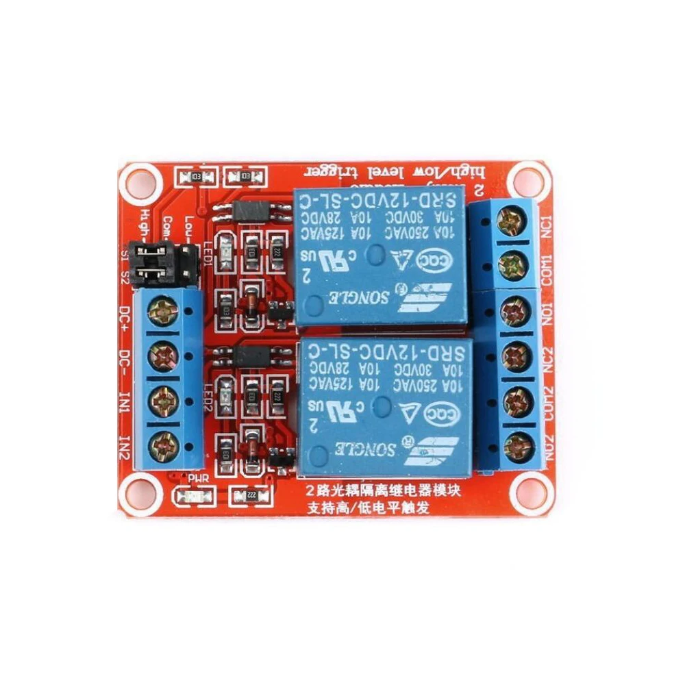 High and Low Level Trigger Relay for access control system DC 12V 1/2/4/6/8 Channel Relay Module Board Shield Optocoupler Road