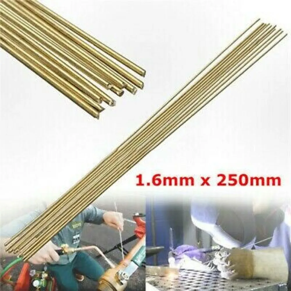 

Brass Welding Wire Brass Solution Flux Core Fusible Welding Wire Electrode Tool 16MM x25CM Convenient and Versatile