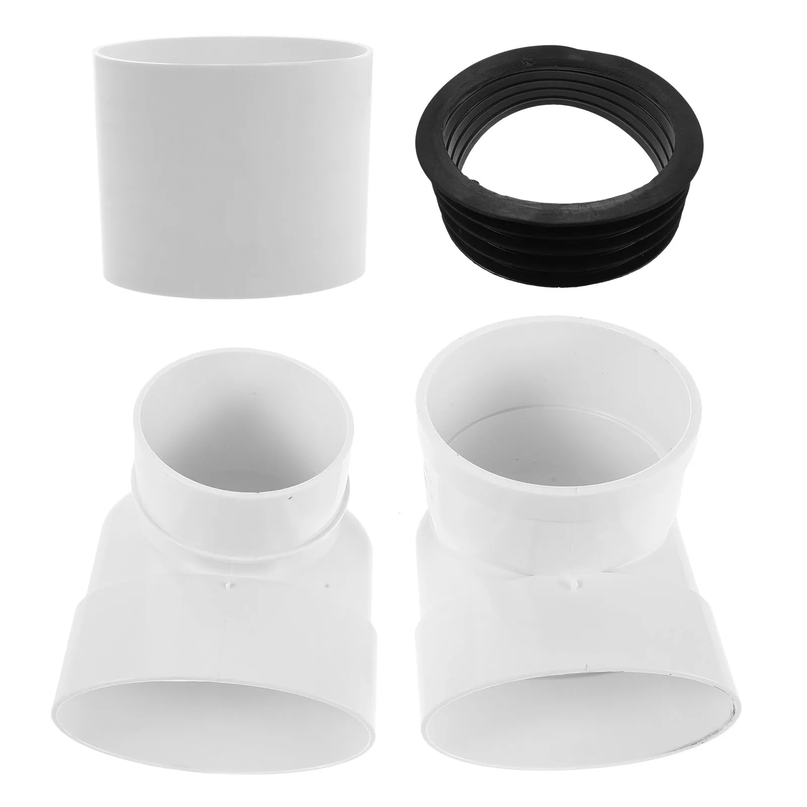 

Комплект для сантехники: гибкий смещенный фланцевый адаптер из ПВХ для унитаза, соединитель для изменения положения, детали для ремонта слива унитаза