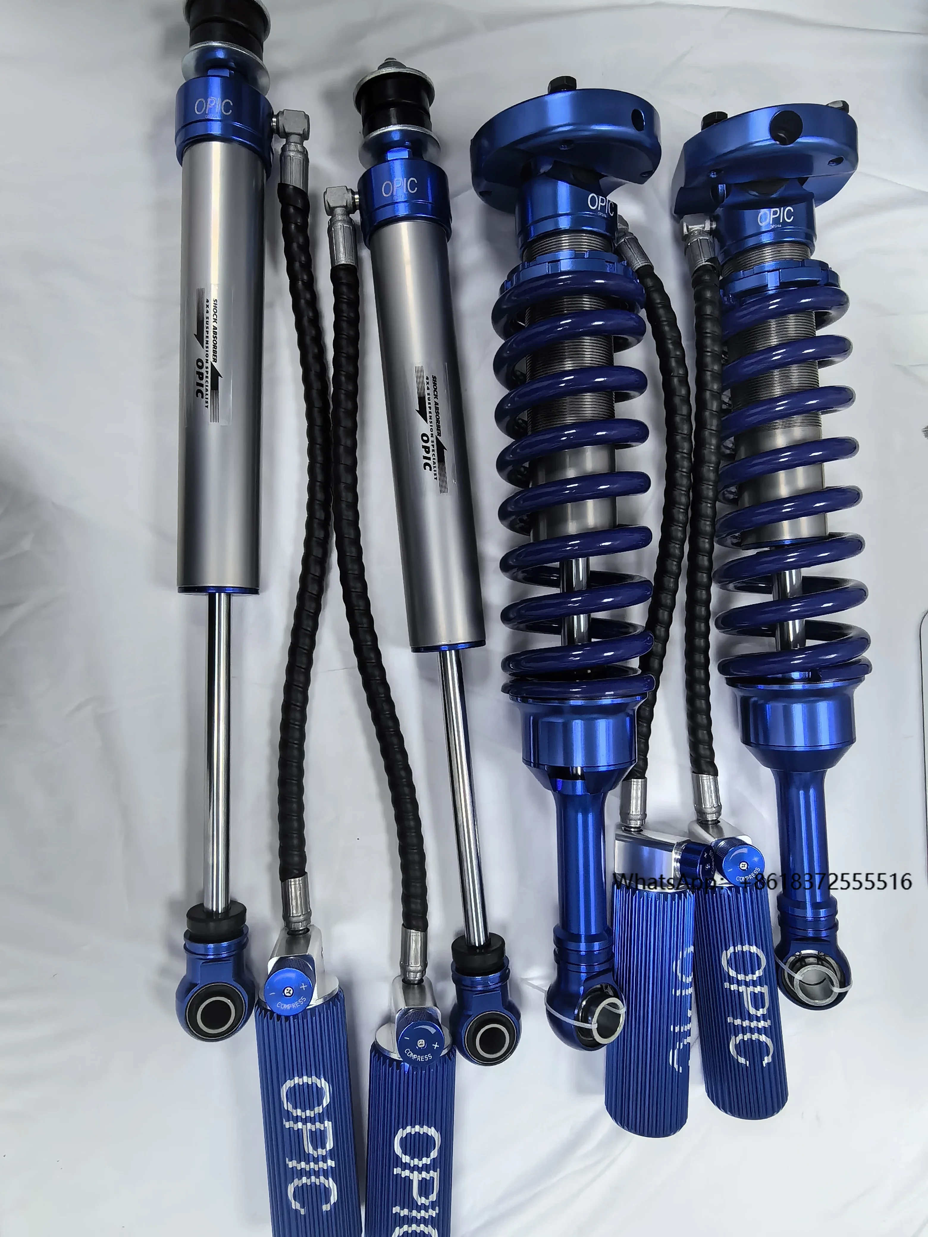 

X OEM Adjustable Nitrogen Suspension Off-Road Coilover Gas Shock Absorber For Front And Rear New Condition Fits Toyota LC300
