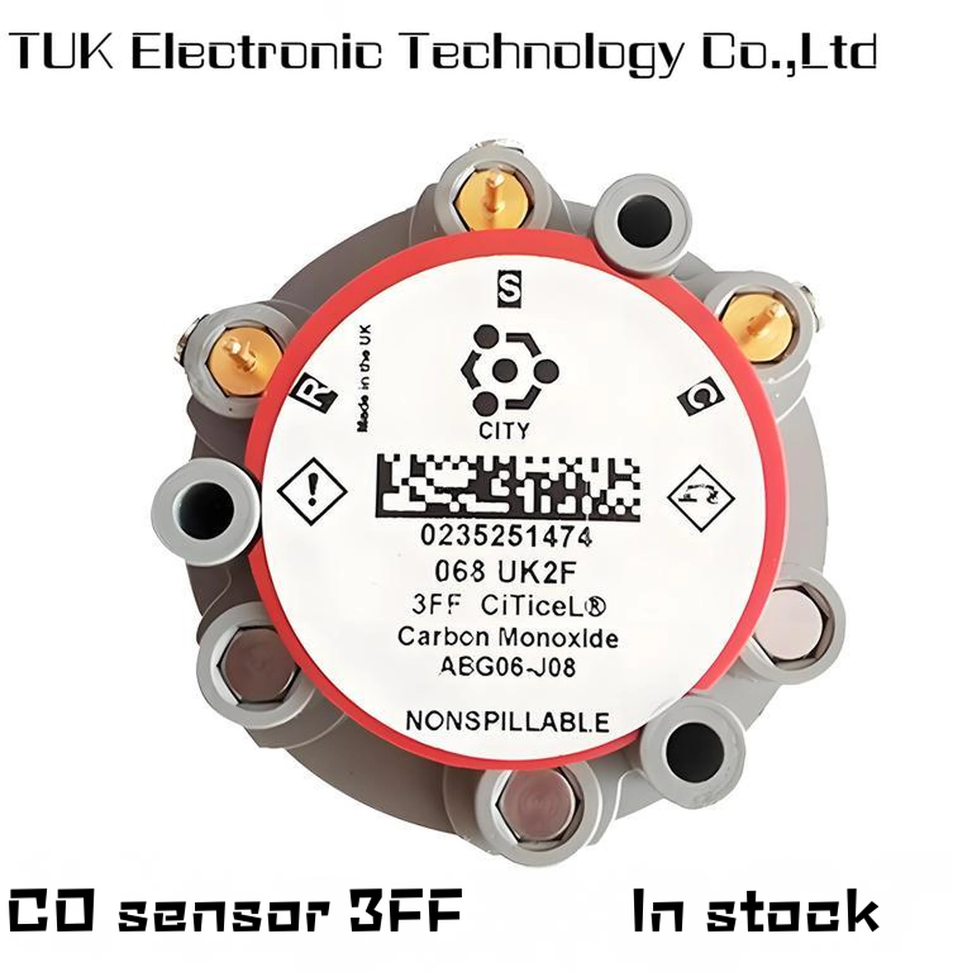 City Carbon Monoxide sensor 3F/F 3 Electrode Electrochemical CO Sensor ABG06-J08 Gas Sensor
