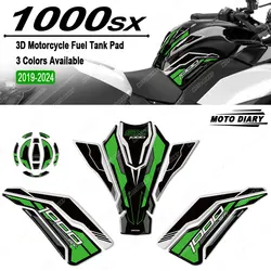 Per Z1000SX Z 1000SX Ninja 1000 SX 2017-2024 3D serbatoio del carburante Pad Sticker Set decalcomanie di protezione del gasolio impermeabile