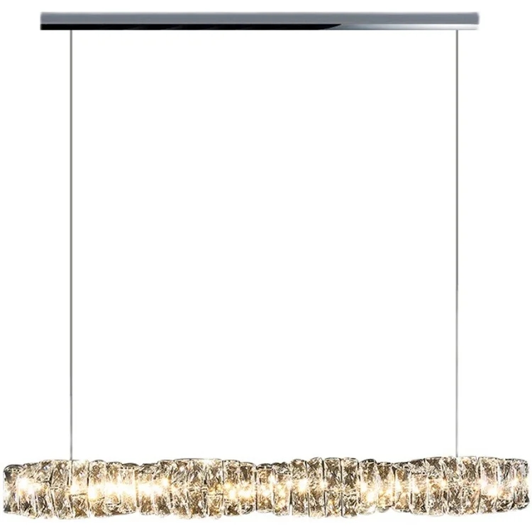 Italian light luxury restaurant lights, long one-word dining room lights, modern simple bar table lights