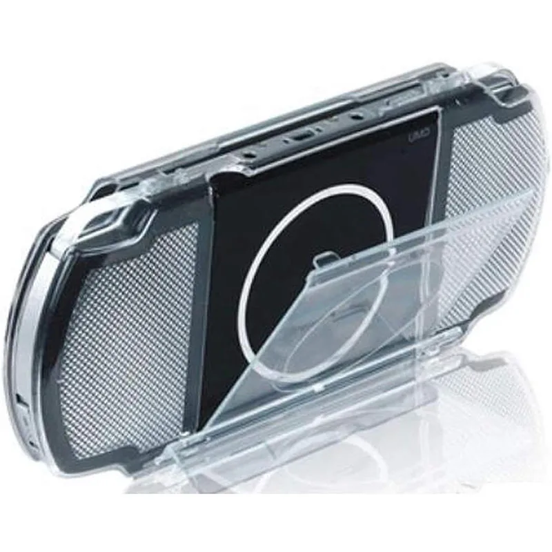 Hard Crystal Clear Case For PSP 2000 3000 Transparent Protective Shell For PSP2000 Console w/ Screen Protector Accessories