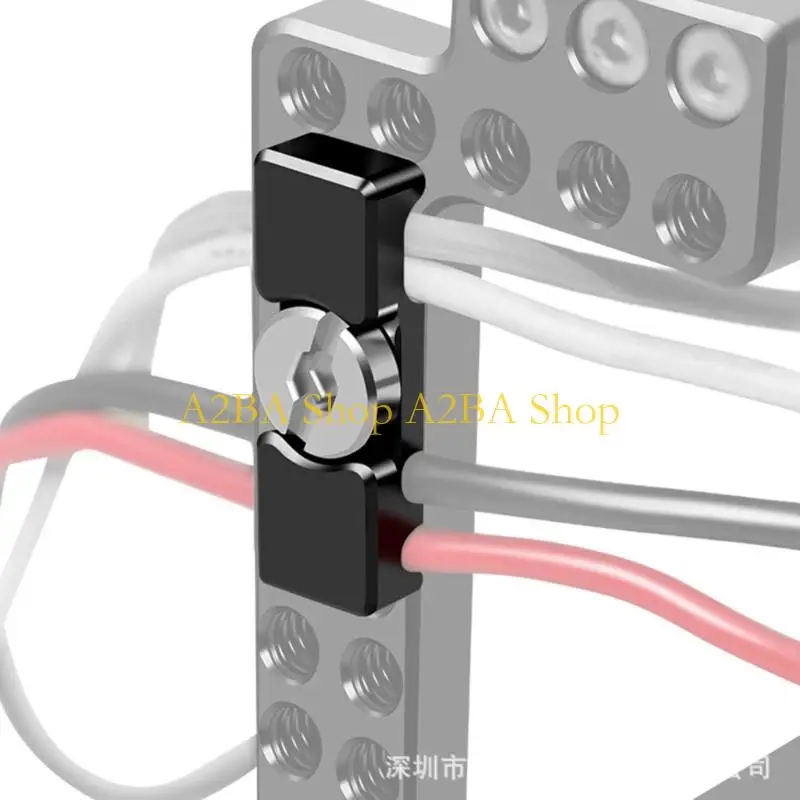 

A2BA 3 Slot Cord Clamp Secures USB Cable Prevents Disconnection During Photography Heavy Duty Camera Cage Accessory