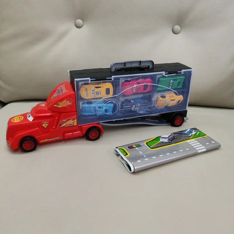 Lightning Mcqueen Pixar Cars Disney Alloy Truck Cars Jackson Storm Cruz Ramirez Figures Track Map Car Model Christmas Toys Gifts