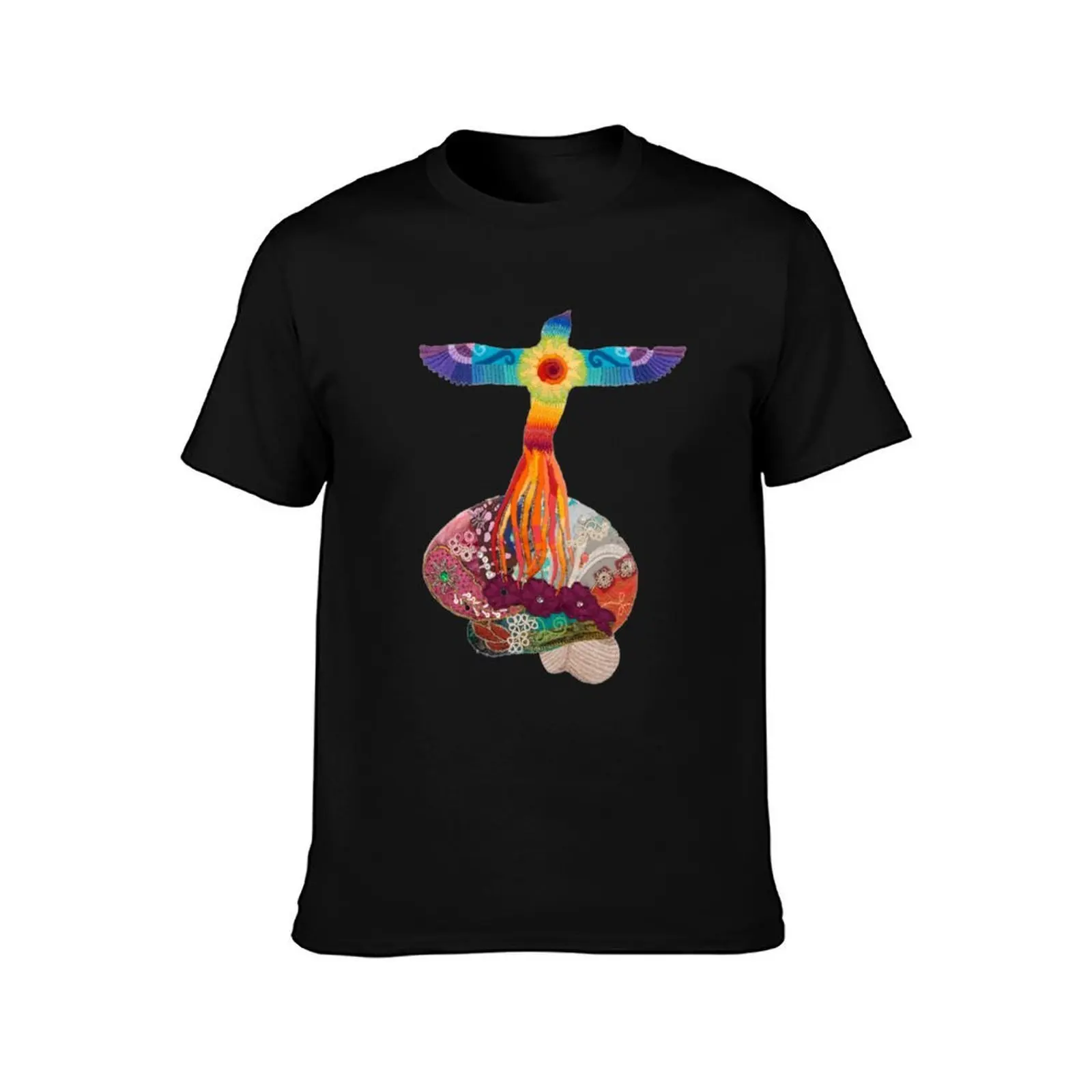 Rising Phoenix Brain - for neuro motivation T-Shirt Worker Basic Short Sleeve Tee T-Shirt