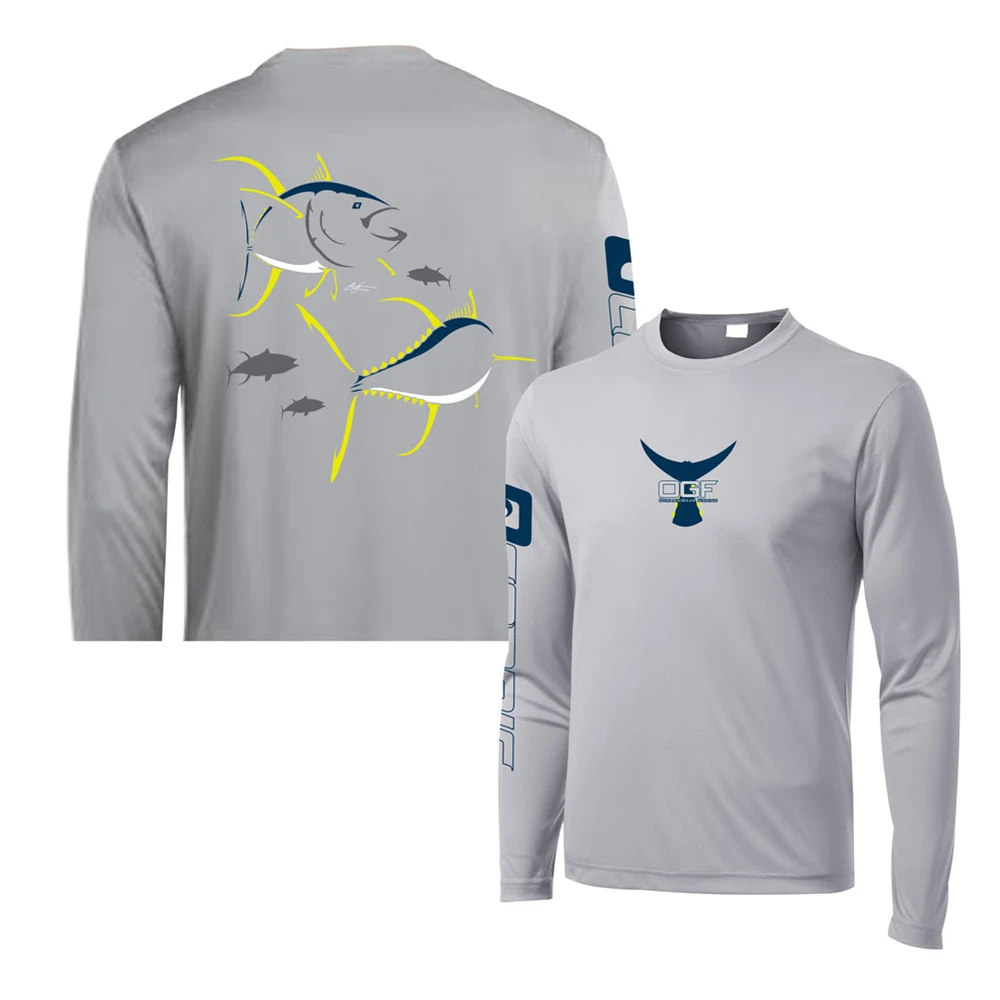 

Oceanic Gear Fishing Long Sleeve Shirts UV Protection Moisture Wicking Quick-drying Breathable Fishing Shirts Fishing Clothing