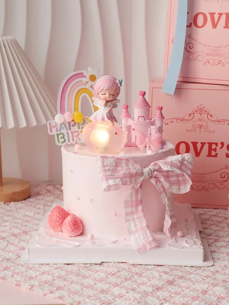 Angel-Kuchenaufsatz-Set – Lustige Geburtstagsdeko Mit Fisch, Rute & Bojen – Perfekt Für Angel-Fans Und Themenpartys