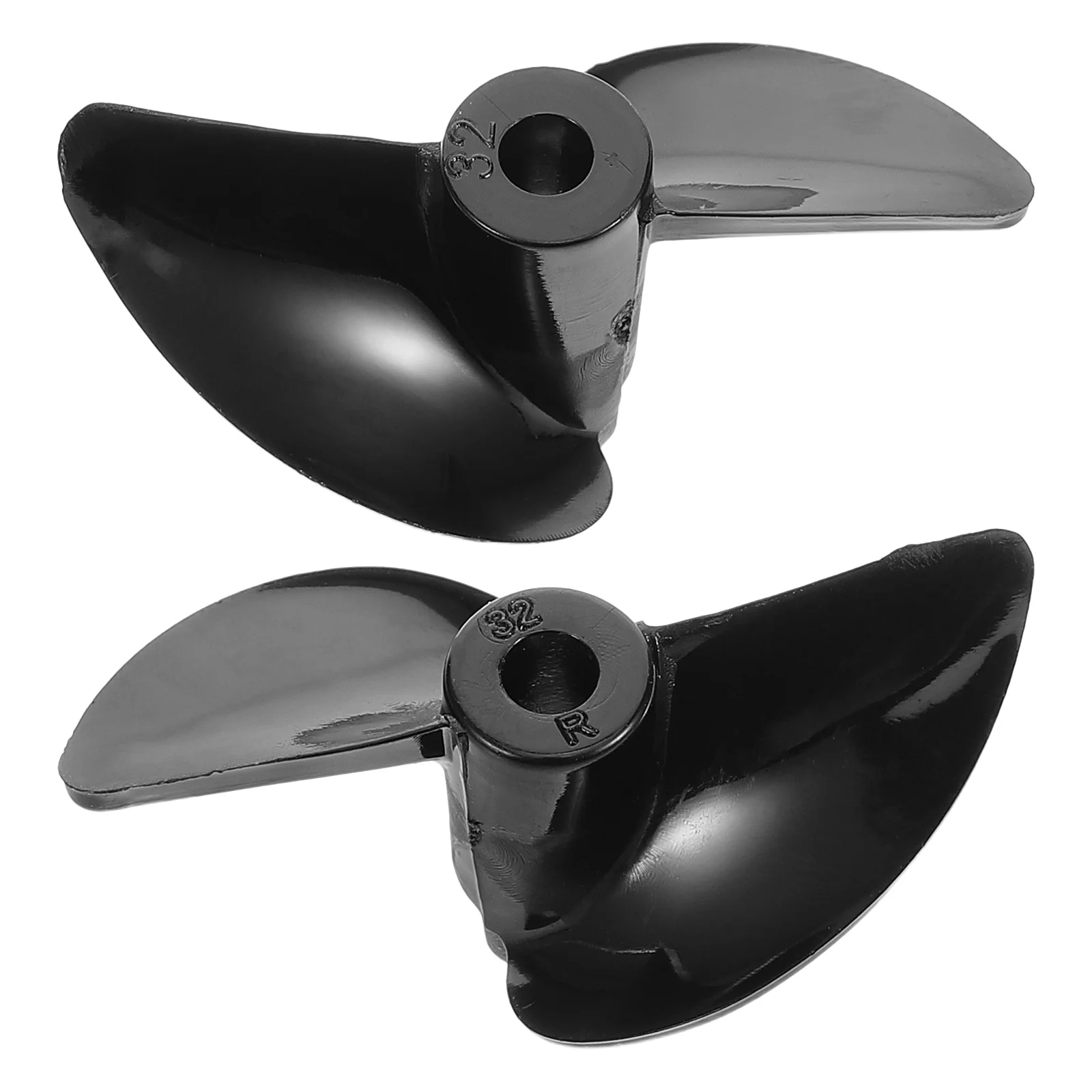 

2pcs 32mm Boat Propellers Mini Electric Ship Props 2-blade CNC Plastic Toys Accessories D32mm Semi-submerged Vanes Model