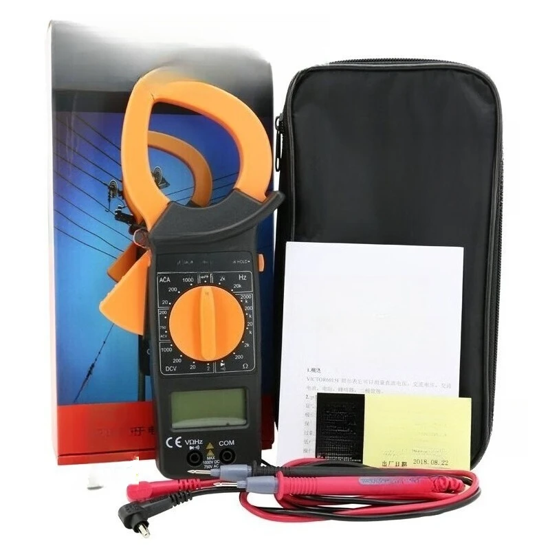 AC 1000A clamp ammeter, large jaw clamp multimeter