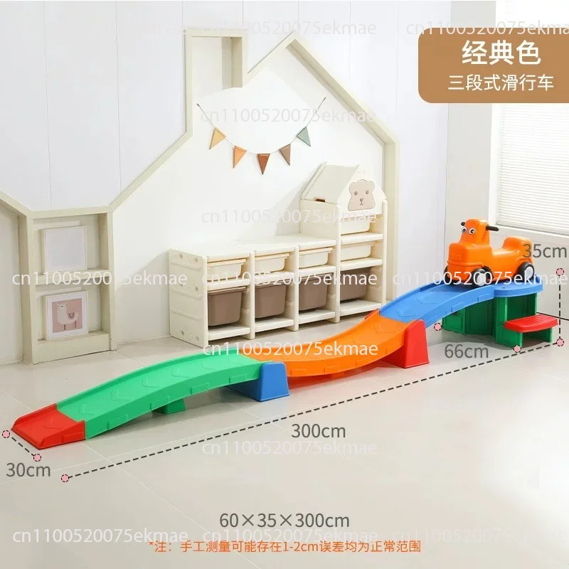 Plastic Roller‑coaster Track Set With Sliding Car, DIY Building Amusement Game Model