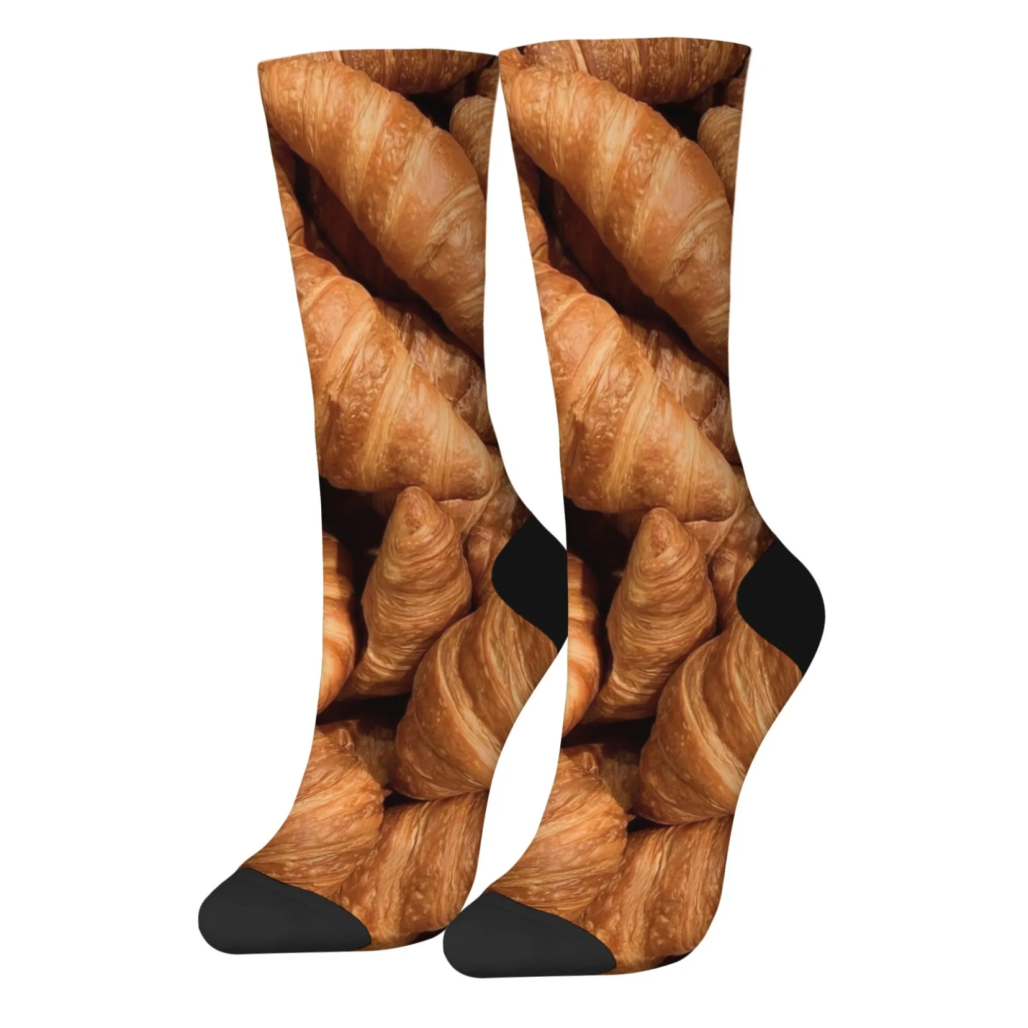 الجدة الكرواسون الرجال الجوارب مضحك سعيد الرجال الجوارب مجنون التصميم الإبداعي الشارع الهيب هوب الرجعية الاتجاه الجوارب هدية حفلة عادية #1