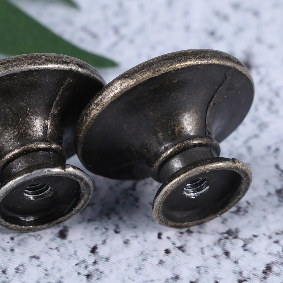 

10Pcs Retro Round Pull Handles Alloy Durable Vintage Drawer Knobs for Cabinet Door Chest Cupboard Home Decoration