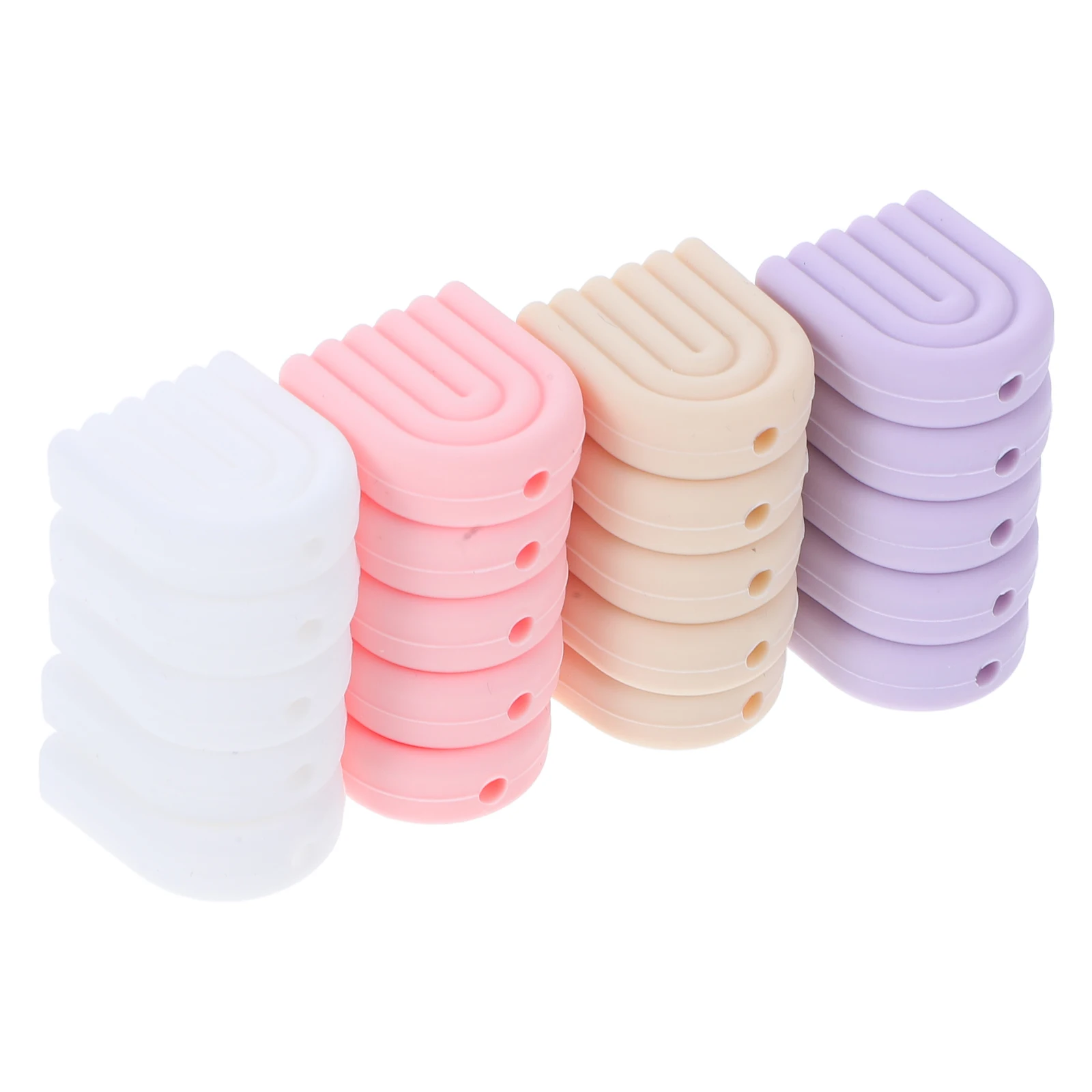 

20Pcs Cute Silicone Needle Protectors Knitting Tip Caps Stitch Lock Covers for Needle Ends Knitting Craft Must Have Gadget