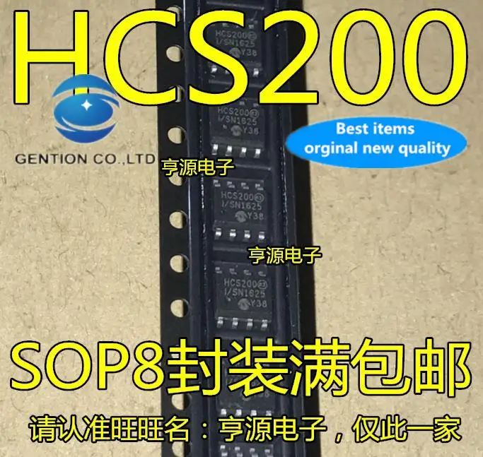 

10pcs 100% orginal new in stock coding device chip single chip microcomputer HCS200/SN HCS200-I/SN HCS200