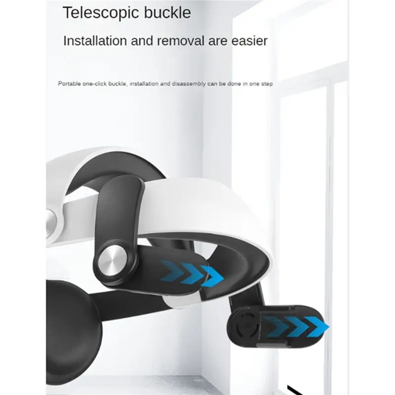 

AS62 для Oculus Quest2 MQ2: Сменная регулируемая насадка для головы с функцией зарядки, улучшенная версия для Elite Quest3, аксессуары для VR-гарнитур