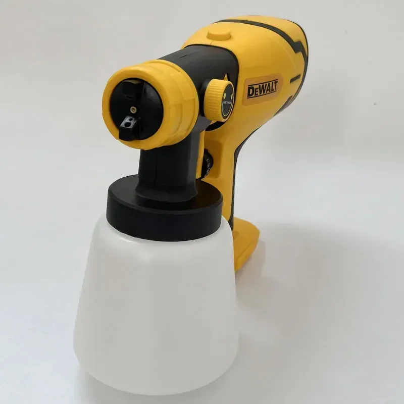 Dewalt 800ML Pistola a spruzzo elettrica a batteria Spruzzatore di vernice portatile Aerografo per rivestimento di mobili automatici ad alta potenza per batteria Dewalt