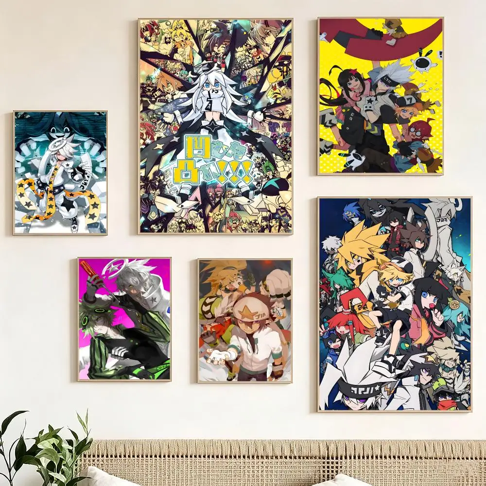 Fantasy Battle Anime Aotu World Poster Pegatina artistica HD autoadhesiva impermeable para salon dormitorio