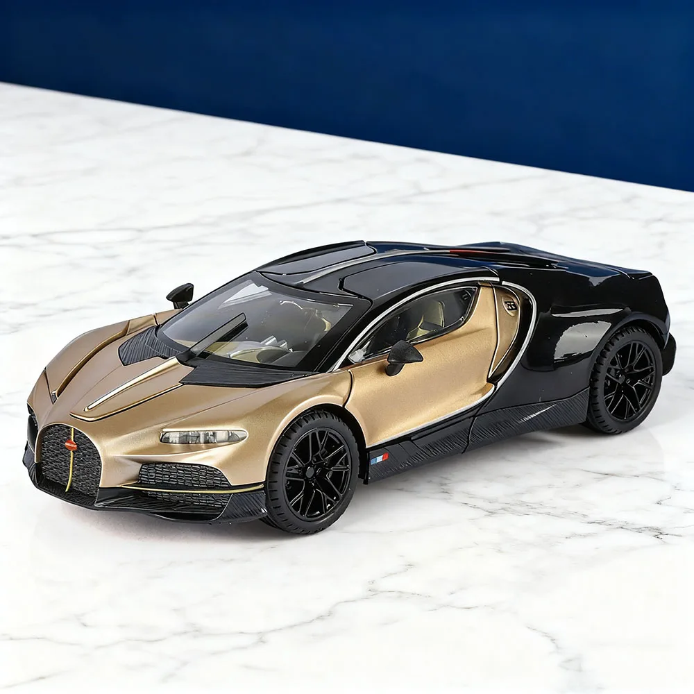

1:24 Alloy Diecast Tourbillon MC20 Model Cars Toy Doors Can Opened Miniature Car Wheel Pull Back Vehicle Child Festival Presents