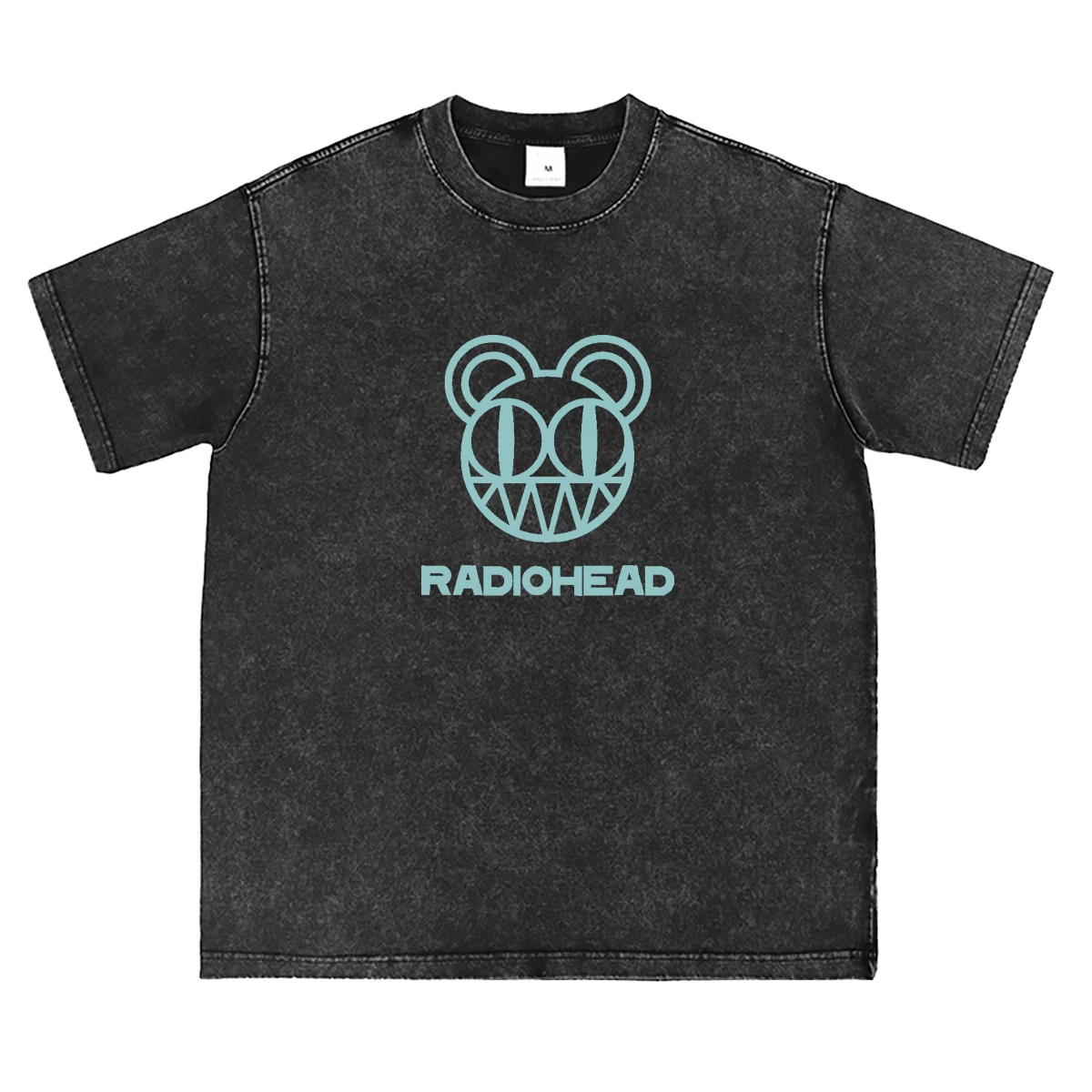 

Radiohead Band Washes Old Vintage American Street Rock Vest Short Sleeve Men Tshirt Women Fashion Hip-hop Summer Top