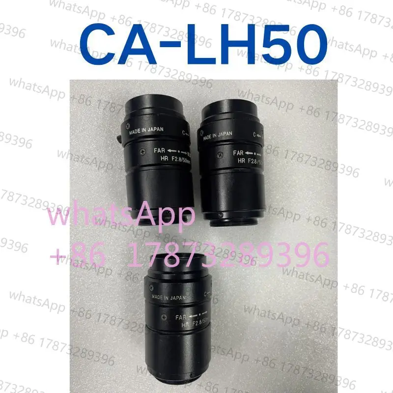 

Used Industrial lens CA-LH50 tested OK, function intact