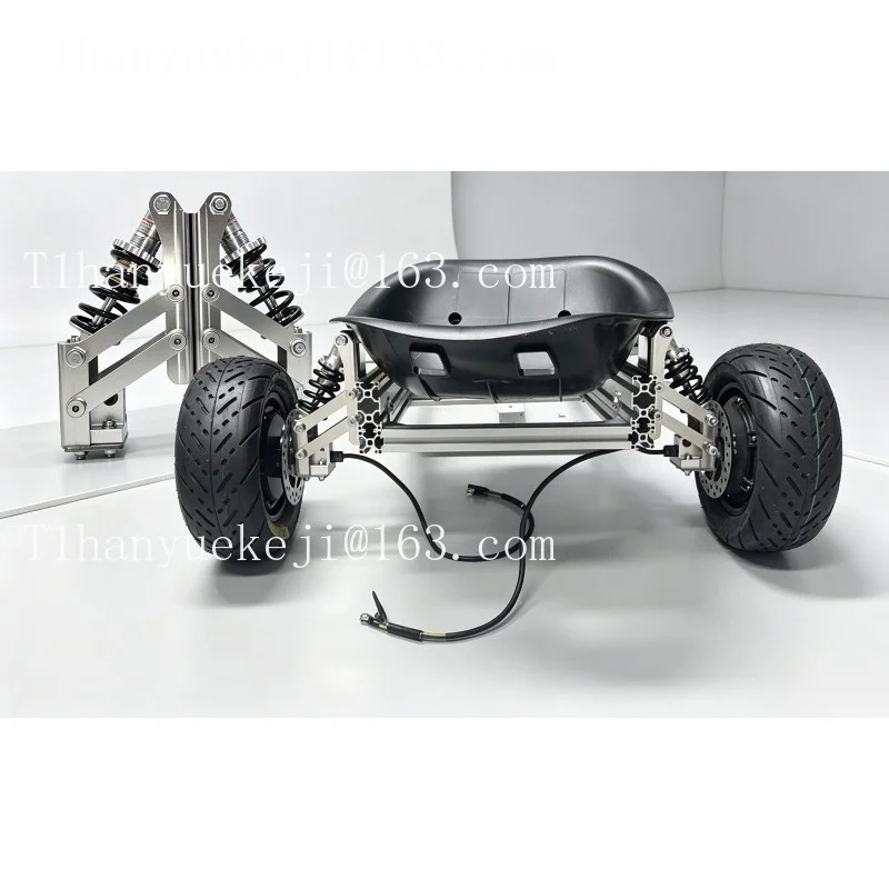 Universeller 16mm Schaft Go-Kart Stoßdämpfer, Aluminiumprofil-Aufhängung für 6,8 Zoll & 10 Zoll Balance-Car-Motorräder
