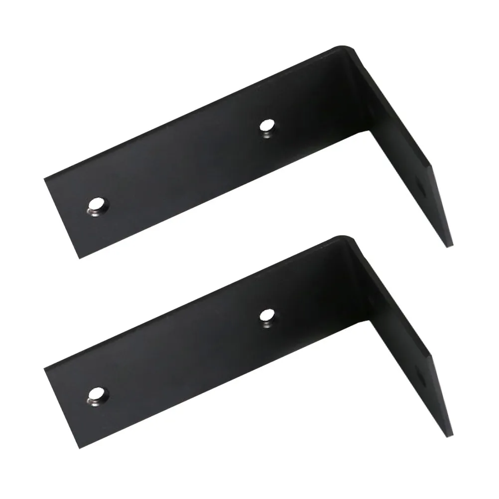 Stainless Steel Shelf Brackets 2 Pack Heavy Duty Wall Mounted Supports for Home Garage Bathroom Office