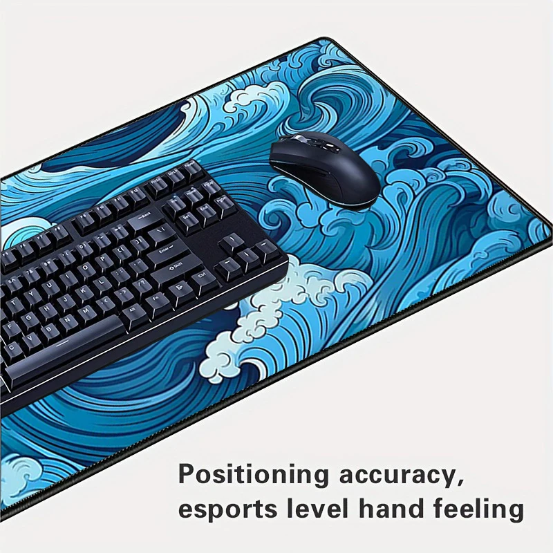 Wave Mouse Pad 400x900x2mm Gamer Desk Mat Big Gaming Mousepad XXL Mouse Mat Large Keyboard Mat Desk Pad For Computer Mousepads