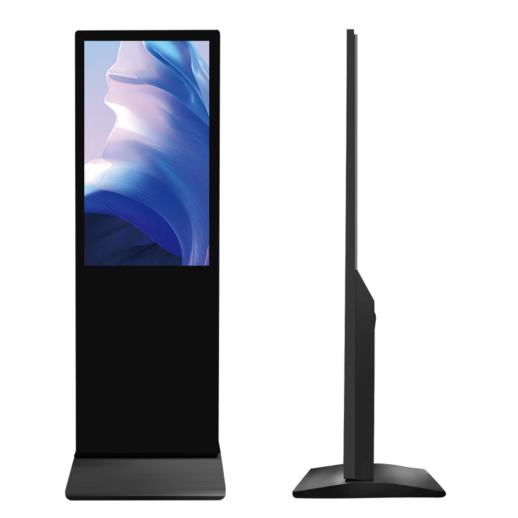 32/43/49/55/65 Inch Floor Standing LCD Advertising Player Vertical Monitor Touch Screen Kiosk Display Digital Signage