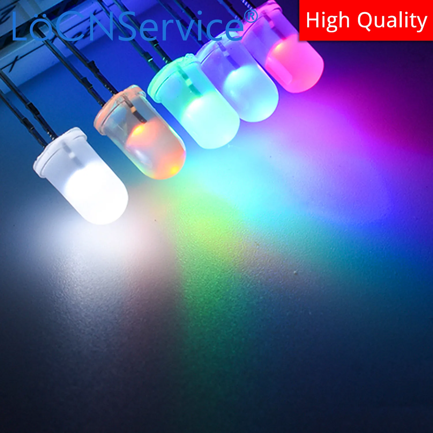 1000 pz 5mm F5 diffuso rosso blu bianco verde giallo arancione rosa DIP LED diodo a emissione luminosa con perline di alta qualità