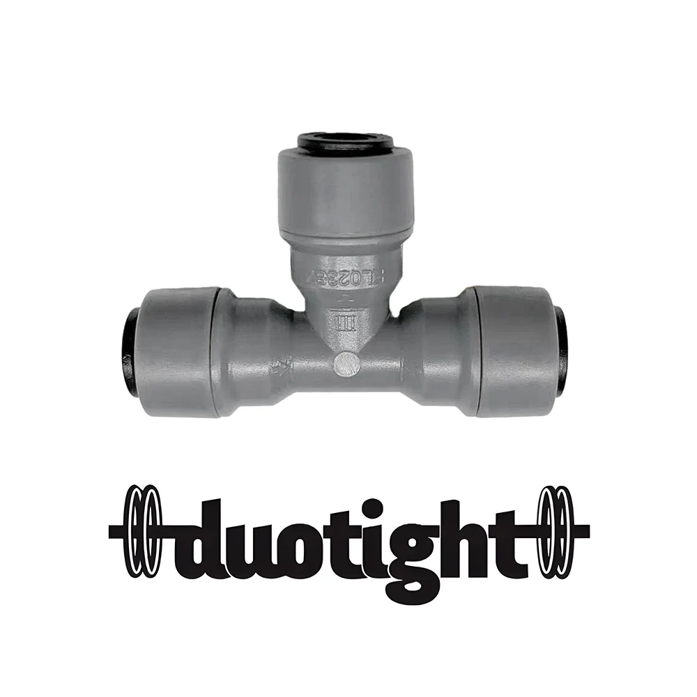 KegLand Duotight Plastikowe szybkozłącze do węża rurowego Złączka wtykowa 8 mm (5/16) Trójnik Części do warzenia piwa Homebrew