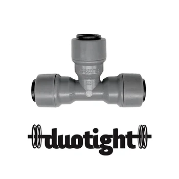 Kegland 듀오타이트 플라스틱 퀵 커넥트 파이프 호스 커넥터, 푸시 인 피팅, 티 피스, 맥주 브루잉 홈브루 부품, 8mm (5/16)  Best5