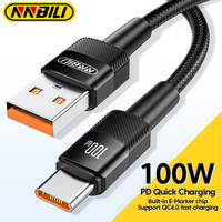 NNBILI 6A Type C USB Cable Fast Charging For Huawei P40 Pro P30 66W Wire Charger Data Cord For Samsung S21 Ultra S20 Poco ﻿