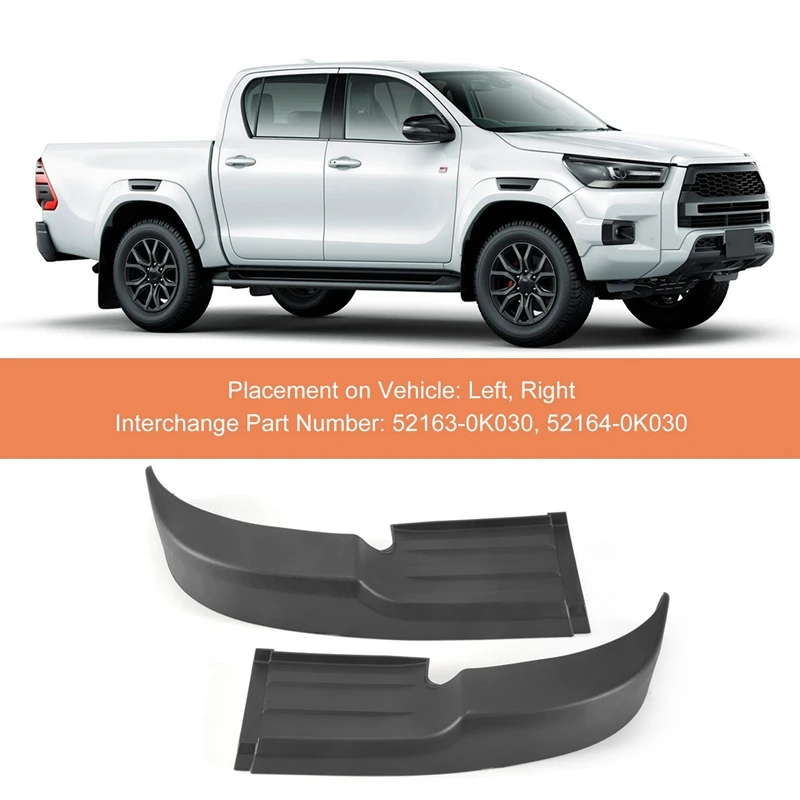 Pedana paraurti posteriore nera per Toyota Hilux Revo Rocco 2015 -2019