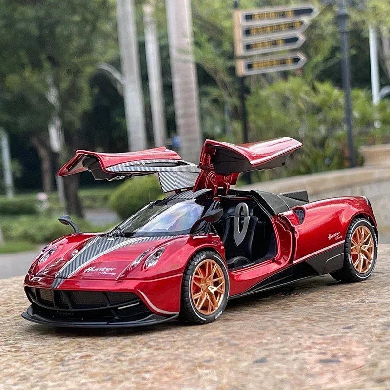 Wildani Huayra Dinastia Smile Diecasts en alliage et véhicules jouets, modèle de voiture en métal, collection son et lumière, jouet pour enfants, 1:22