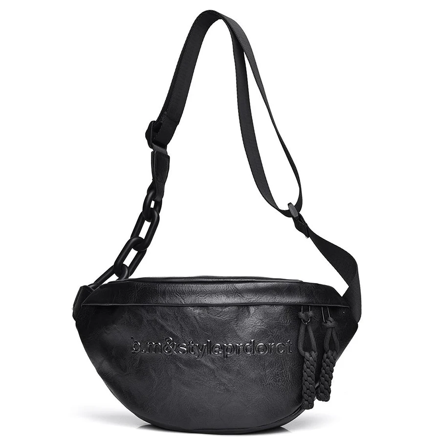 luxury Brand Female Daily Street Waist Bag Fashion Lady Fanny Pack Unisex Designer Crossbody Chest Bag Men Half Moon Belt Bags