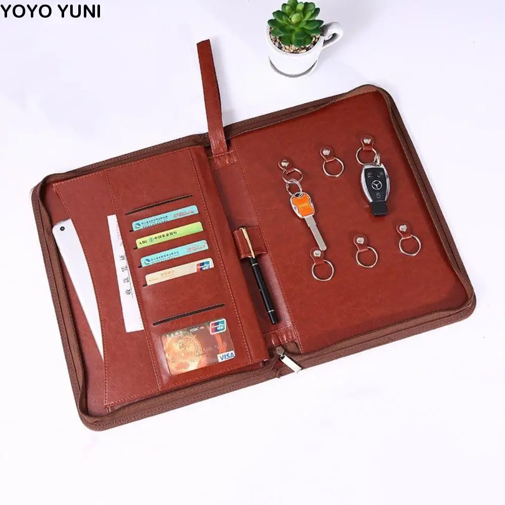 bolsa-de-almacenamiento-de-llaves-de-negocios-de-cuero-pu-carpeta-de-archivos-a4-multifuncional-de-gran-capacidad-inserto-de-boligrafo-con-cremallera-carpeta-de-documentos-a4